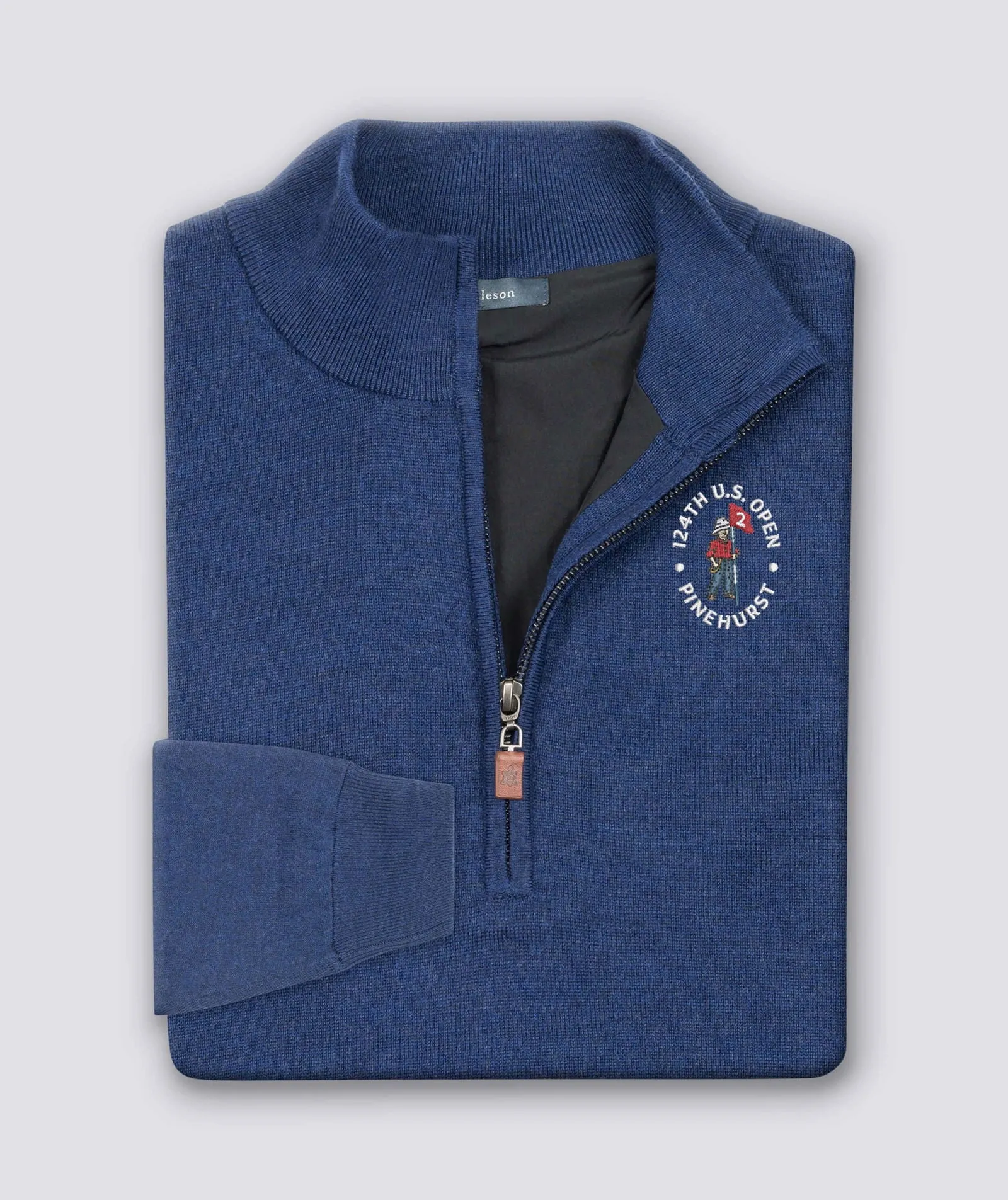 124th U.S. Open - Italian Merino Lined Quarter-Zip Pullover