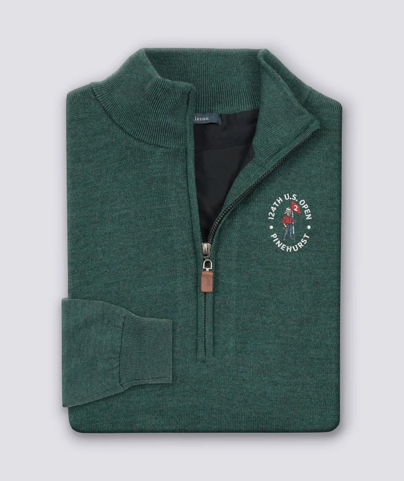 124th U.S. Open - Italian Merino Lined Quarter-Zip Pullover