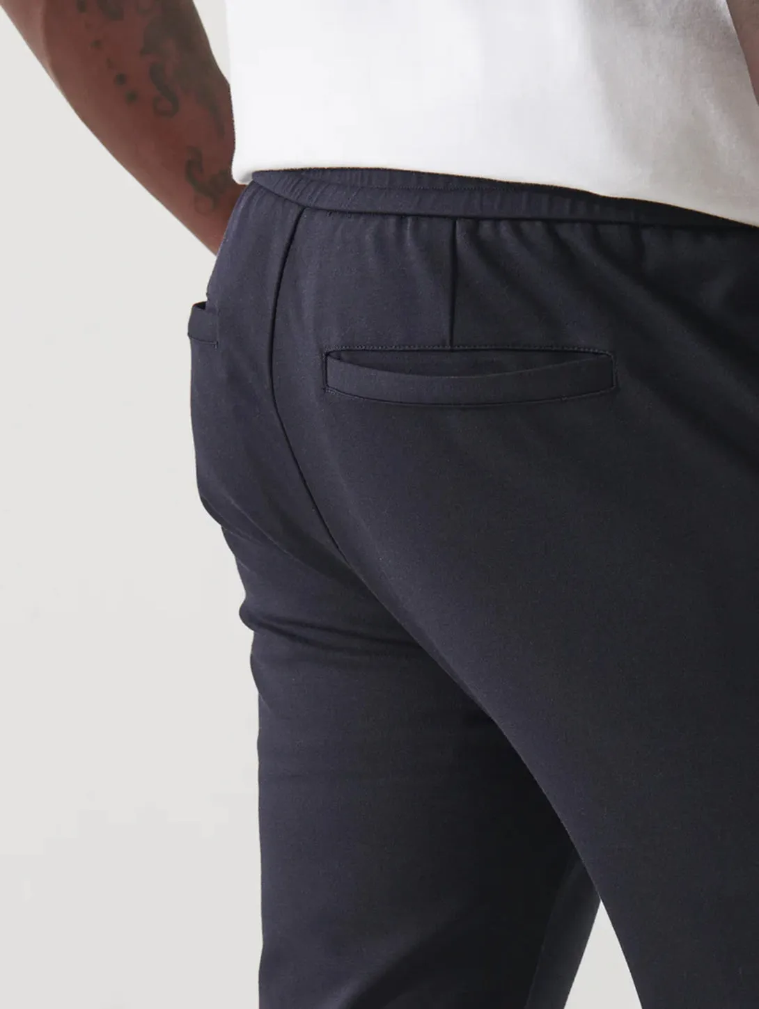 Active Stretch Drawstring Pant - Dark Navy