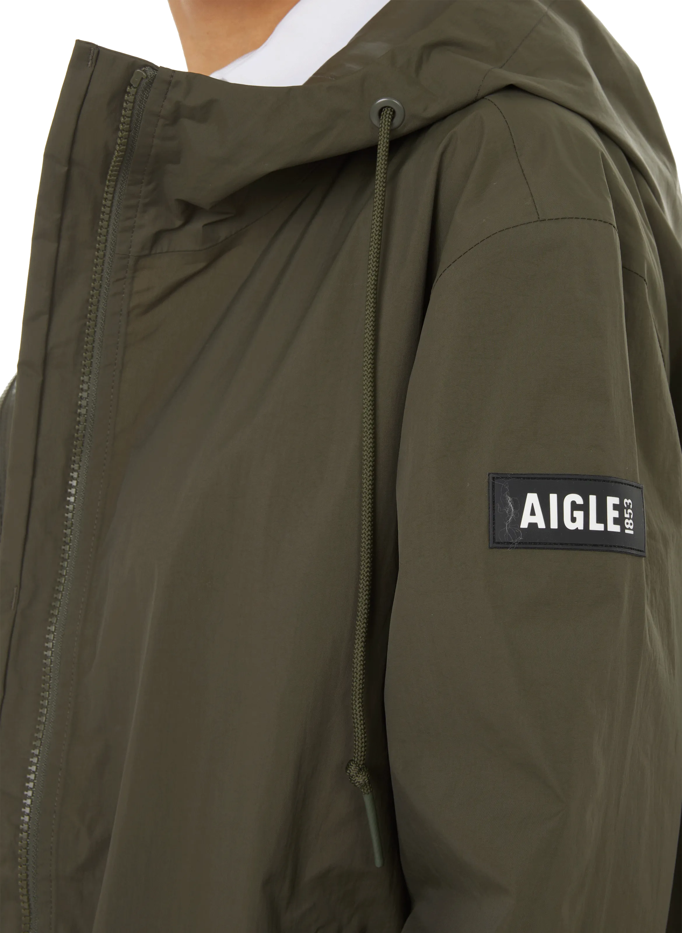 AIGLE  Mid-length waterproof jacket - Green