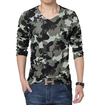 arriving Men t shirts nets yarn breathable long sleeve T-shirt slim big size t shirts for men SM6