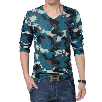 arriving Men t shirts nets yarn breathable long sleeve T-shirt slim big size t shirts for men SM6