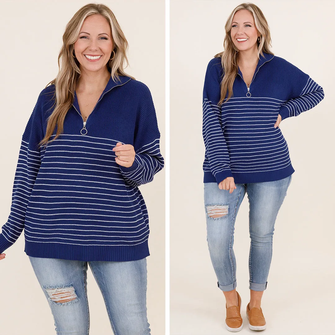 As It Was Pullover, Navy