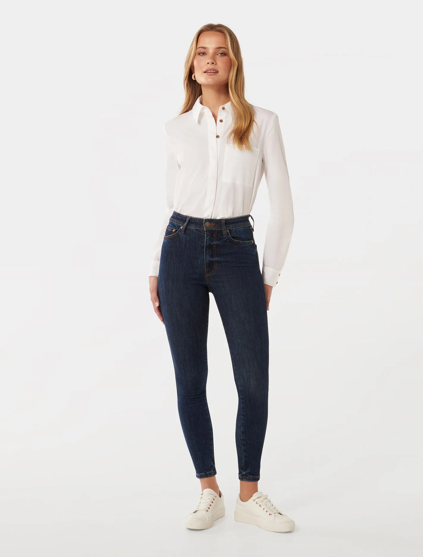 Ashley Mid-Rise Skinny Jeans