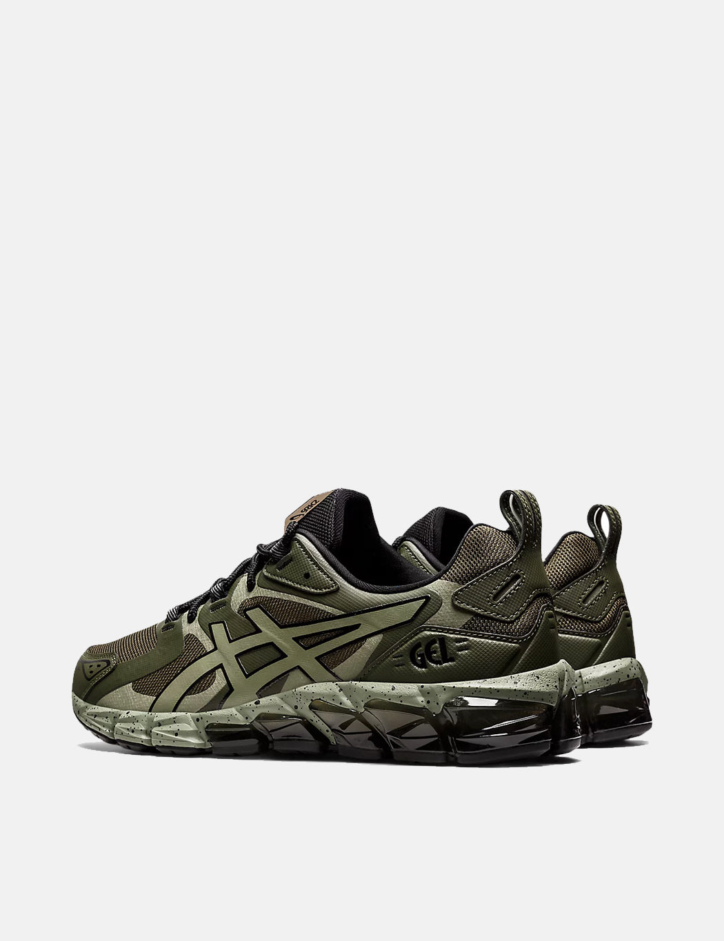 ASICS Gel-Quantum 180 Trainers - Olive Canvas/Lichen Green