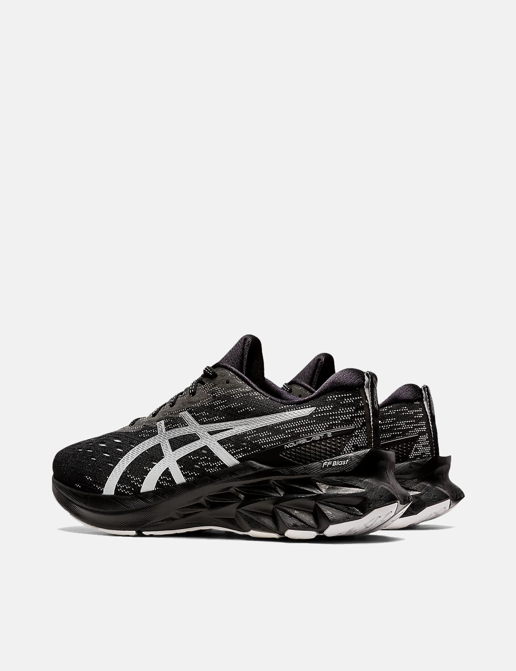 ASICS Novablast 2 Trainers - Black/Pure Silver