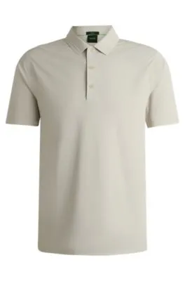 BOSS x Matteo Berrettini slim-fit polo shirt with UV protection