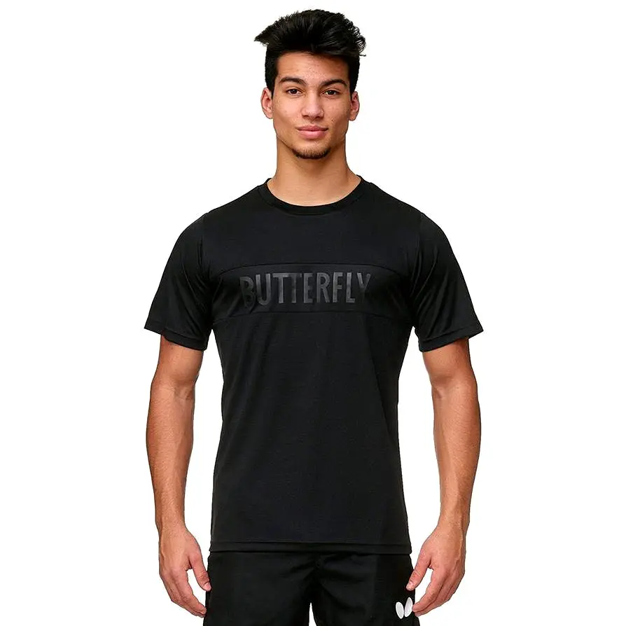 Butterfly Stripe T-Shirt [Black]