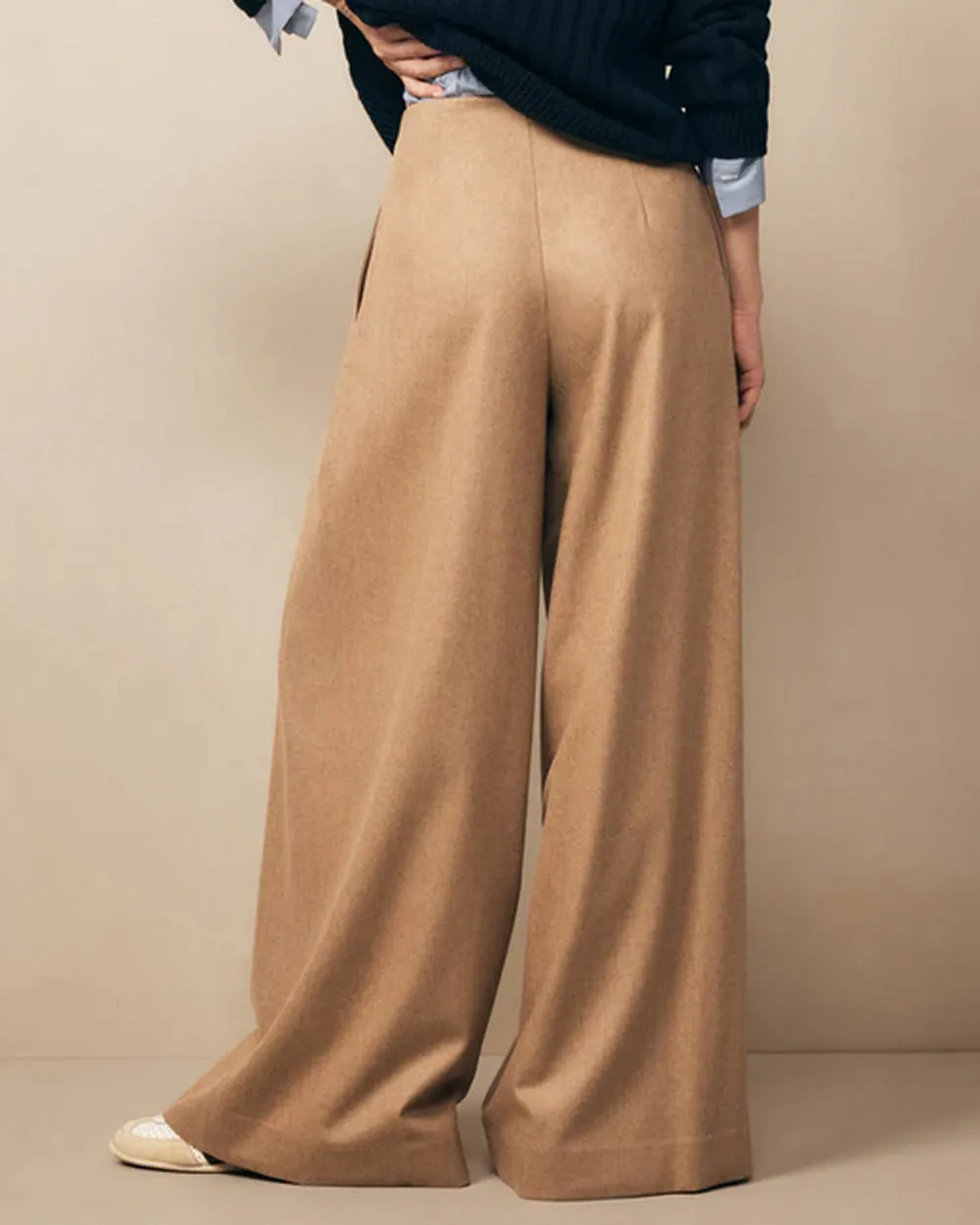 Camel Cashmere Drew Pant