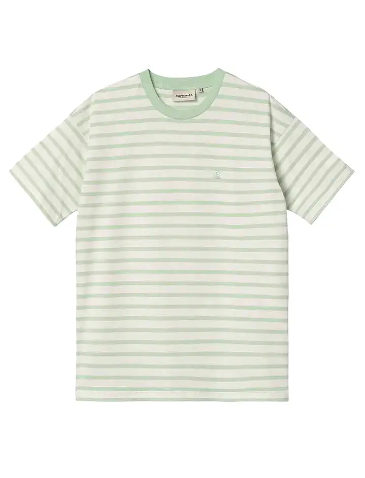 Carhartt WIP S/S Robie T-Shirt Robie Stripe Wax / Spearmint