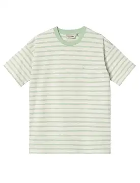 Carhartt WIP S/S Robie T-Shirt Robie Stripe Wax / Spearmint