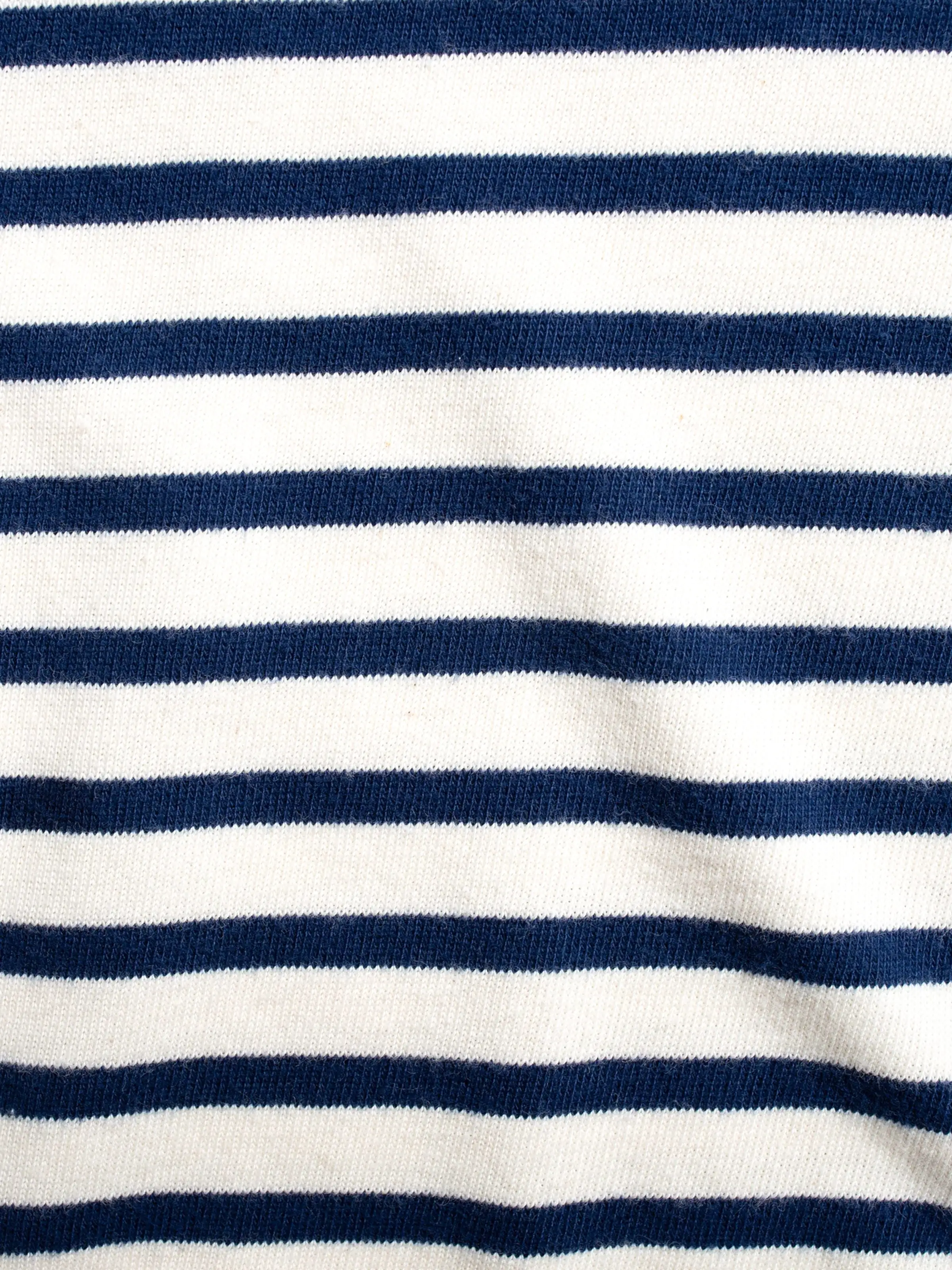 Charles Stripe LS T-shirt, Offwhite/Blue