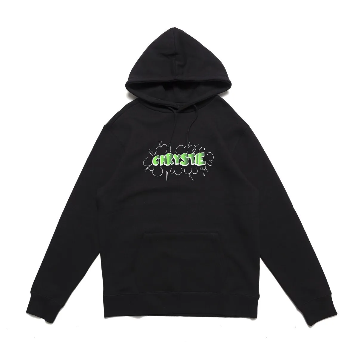 Chrystie NYC Ruscha Logo Hoodie Black RUSCHAHOOD-BLK