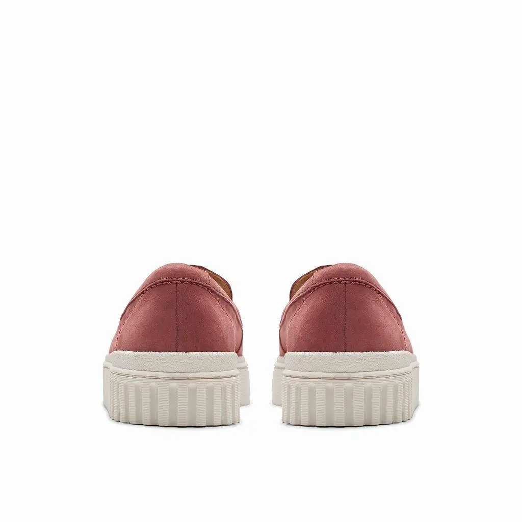 Clarks Mayhill Cove Slip On Shoe- DUSTY ROSE