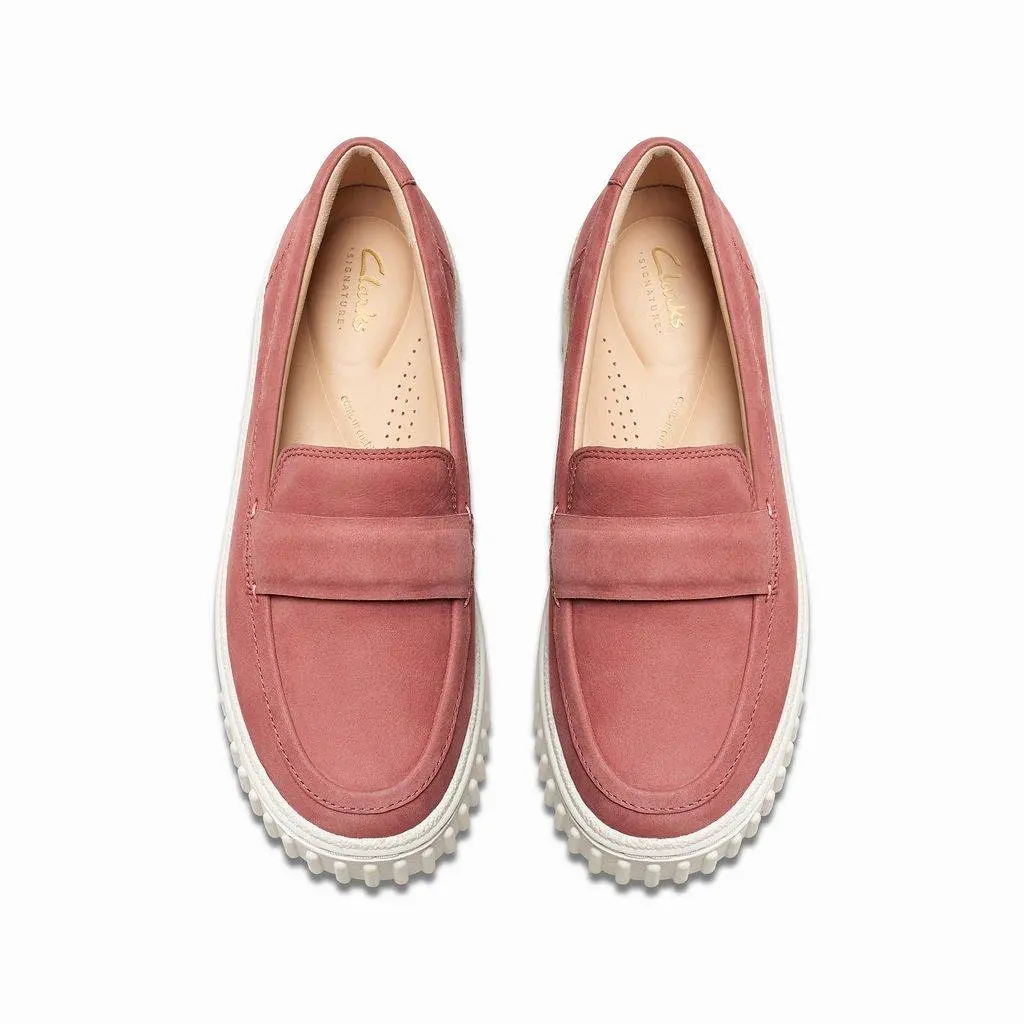 Clarks Mayhill Cove Slip On Shoe- DUSTY ROSE