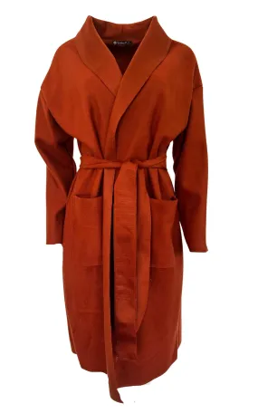 Cotton Blend Belted Trench Coat