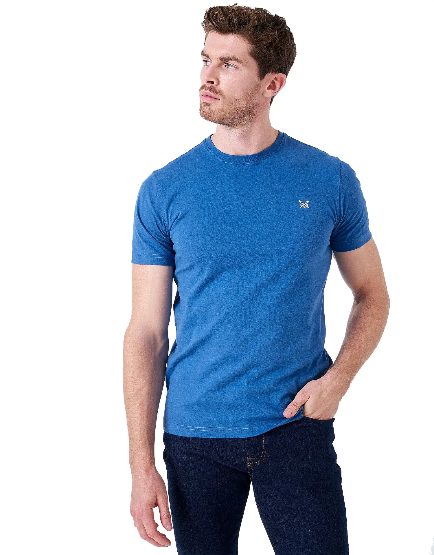 Crew Clothing Mens Crew Neck T-Shirt 'Classic Tee' - Short Sleeved