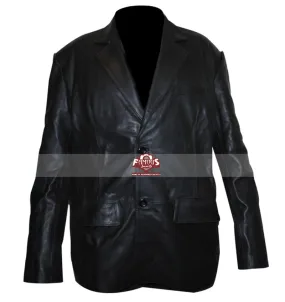 Dark Blue Kurt Russell (Eldon Perry) Leather Long Jacket - Famous Jackets