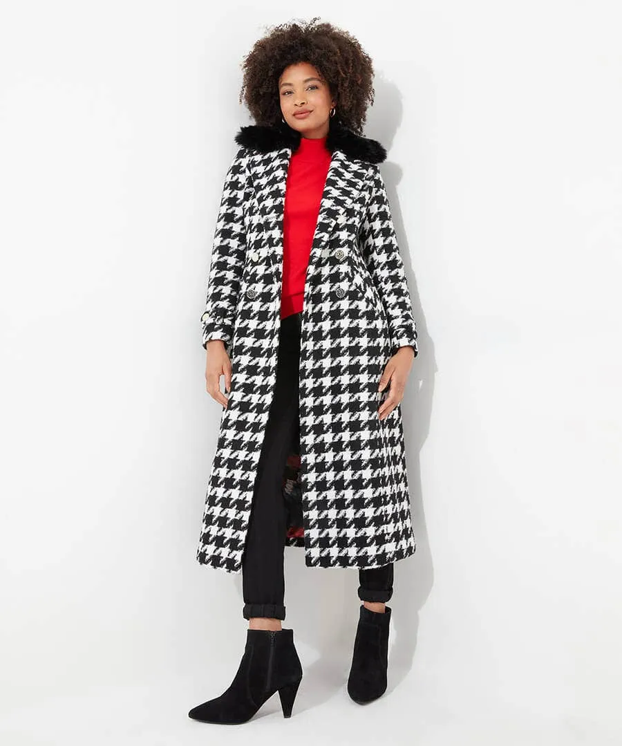 Darling Dogstooth Coat