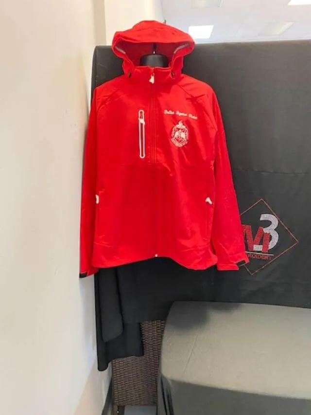 Delta Sigma Theta-Jacket All Weather w/detachable hood. M3GREEK Exclusive