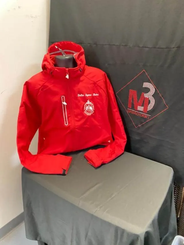 Delta Sigma Theta-Jacket All Weather w/detachable hood. M3GREEK Exclusive