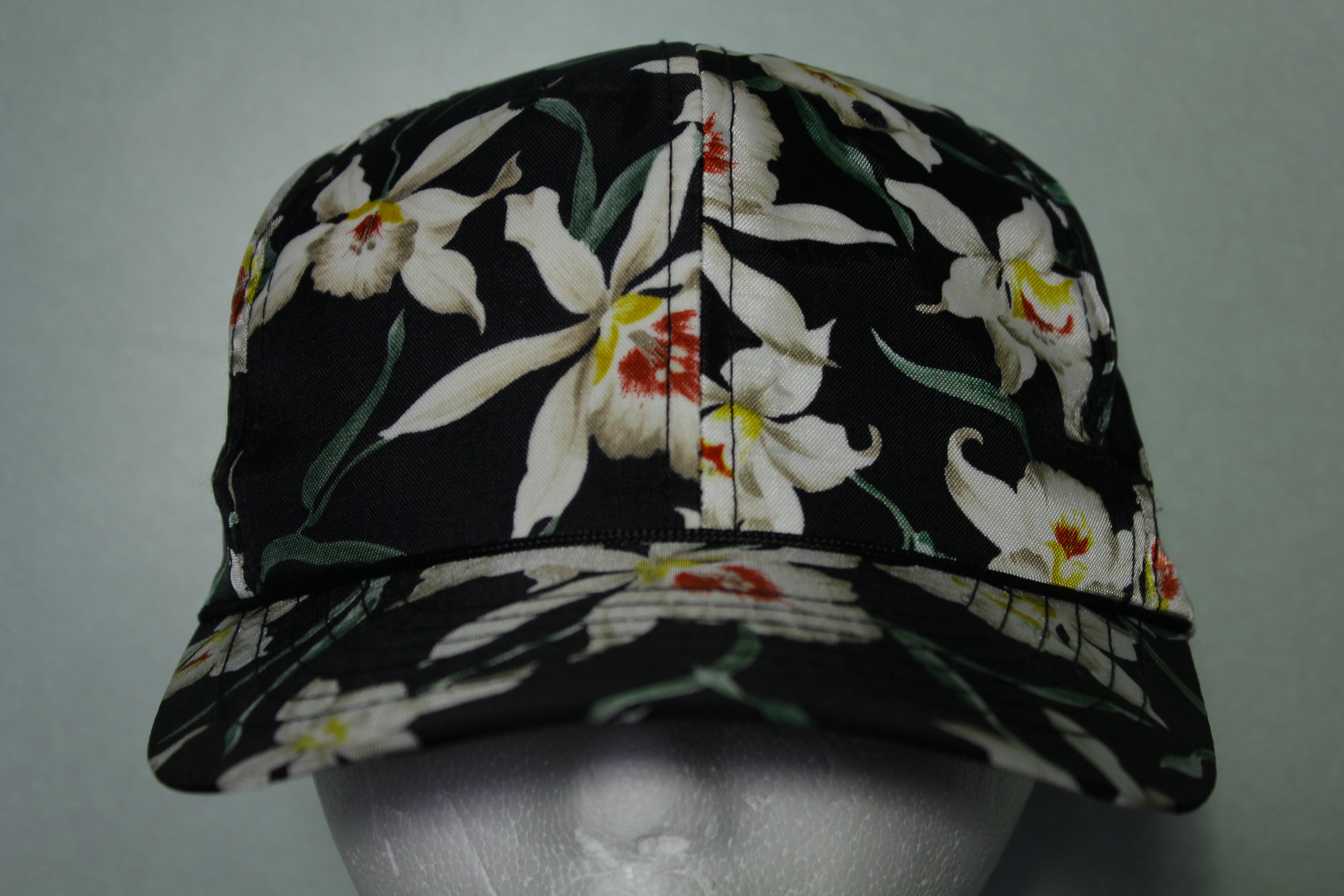 Dorfman Pacific Floral Flower Vintage 90's Trucker Snapback Adjustable Hat