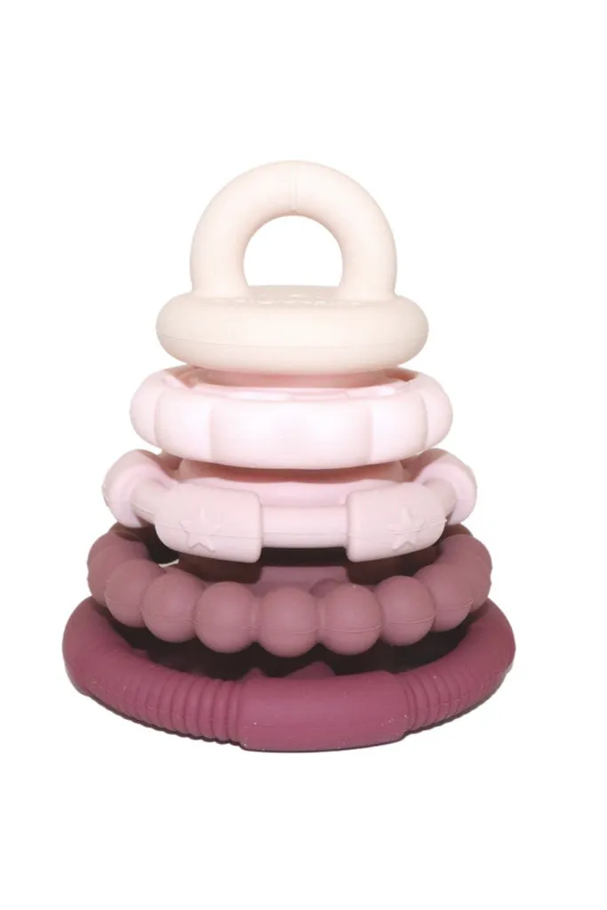 Dusty Rose Stacker and Teether Toy