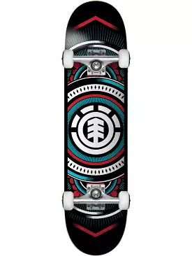 Element Hatched Red Blue 8 x 31.75 Complete Skateboard