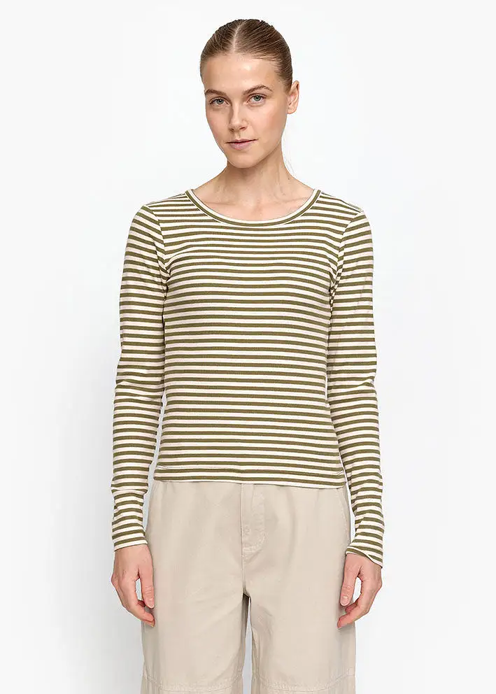 Esmé Studios Blossom Stripe LS T-shirt - Cloud Pink