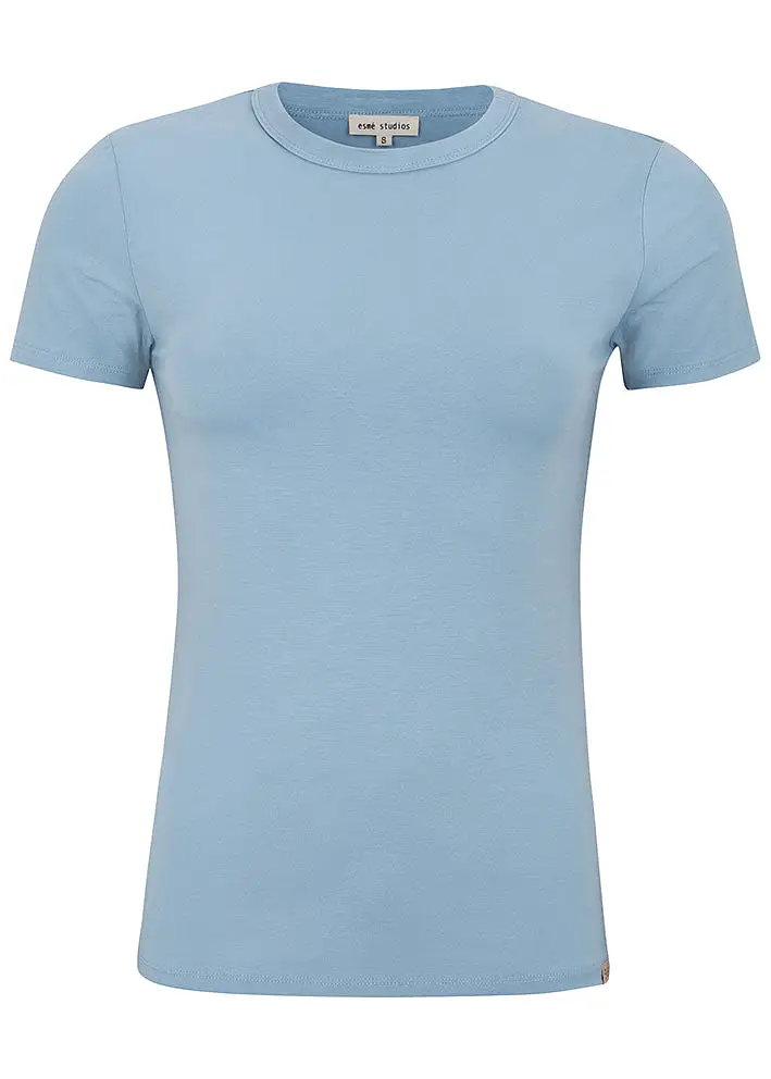 Esmé Studios Penelope Slim Fit T-shirt - Ashley Blue