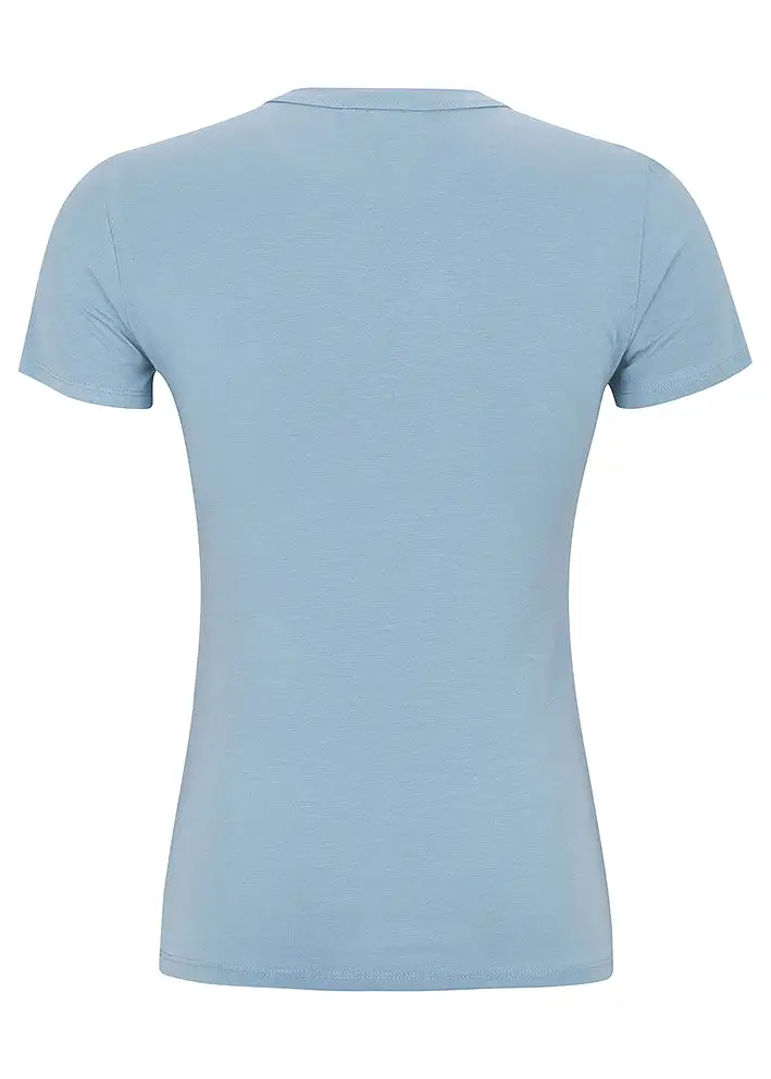 Esmé Studios Penelope Slim Fit T-shirt - Ashley Blue