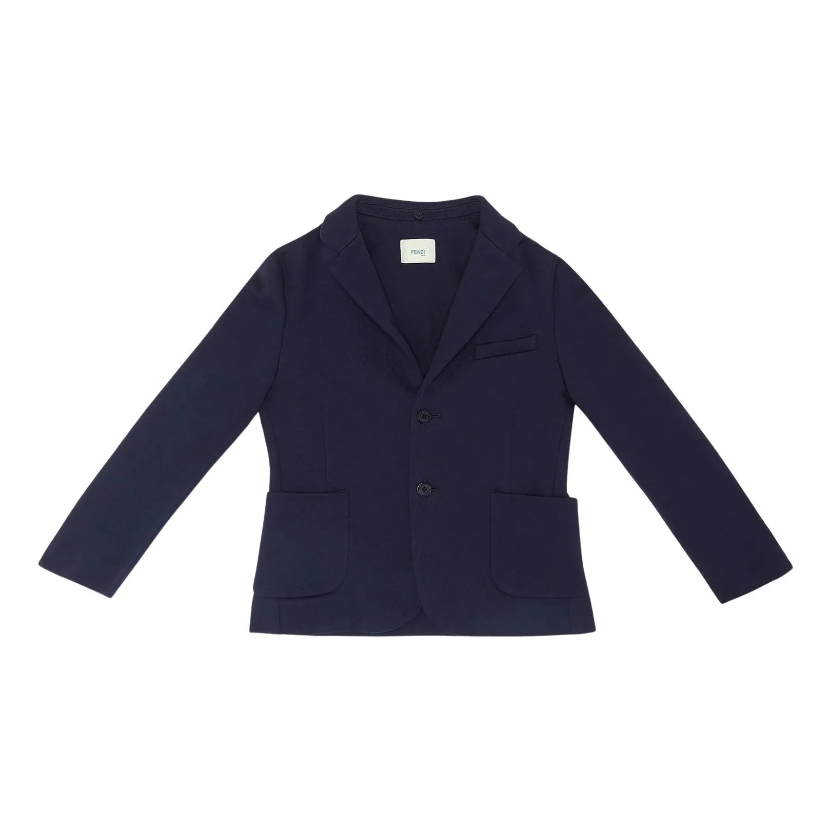 Fendi Giacca Mas Sweatshirt Zuc Navy