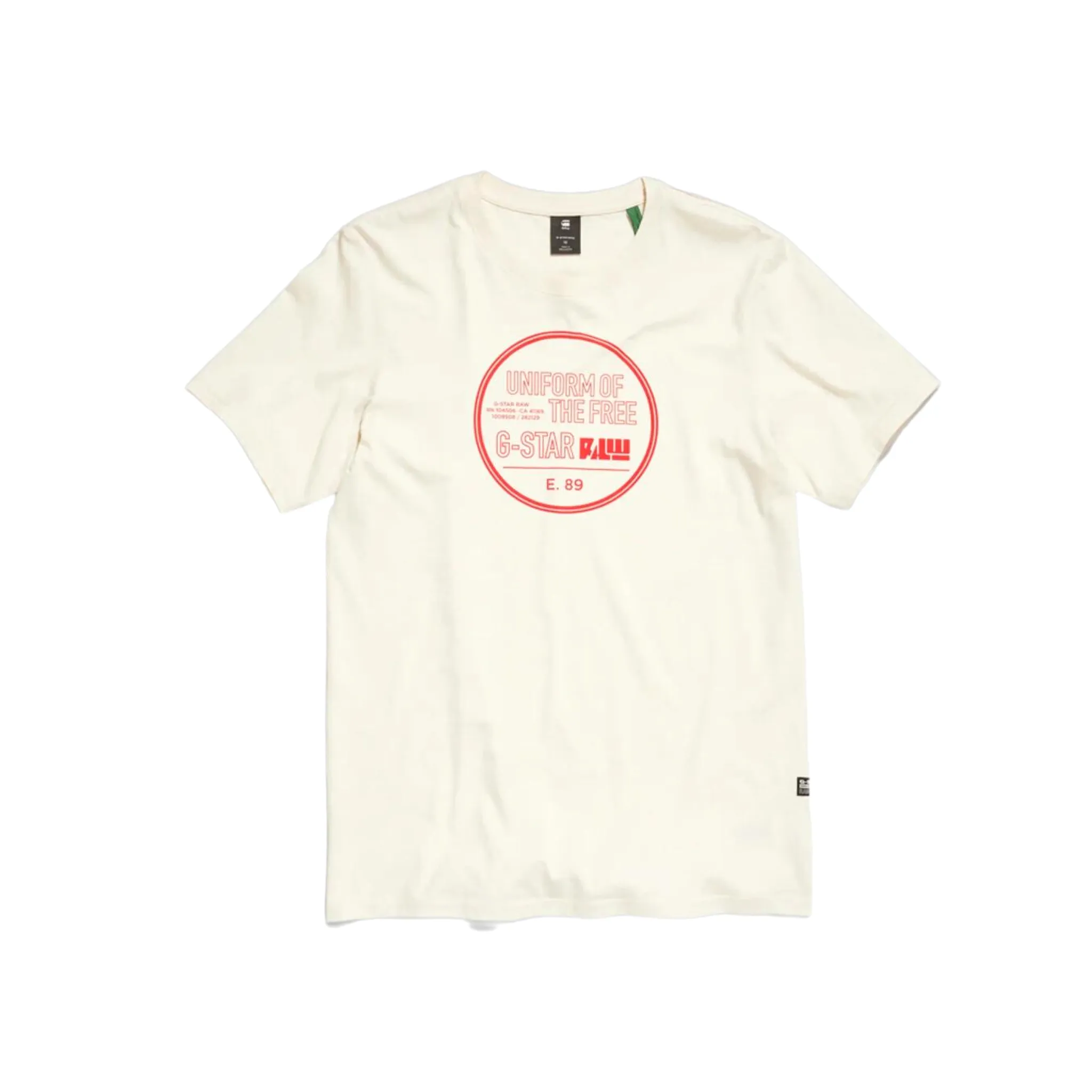 G-Star RAW Chest Graphic Slim T-shirt (Off White)