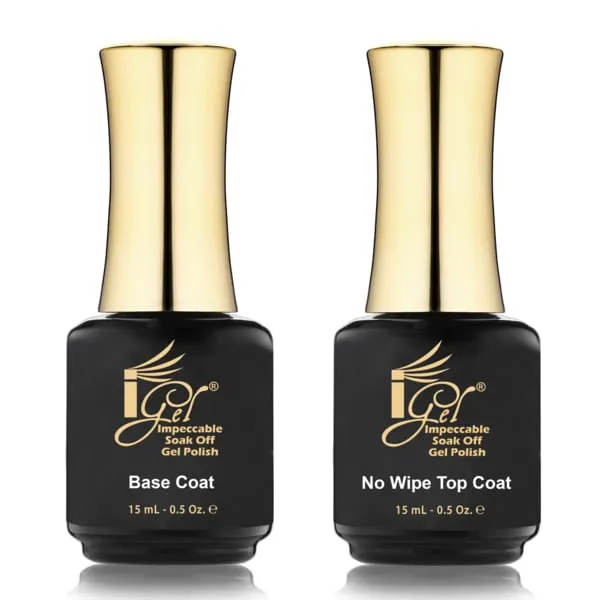 iGel Dual Base Coat + No Wipe  Top Coat