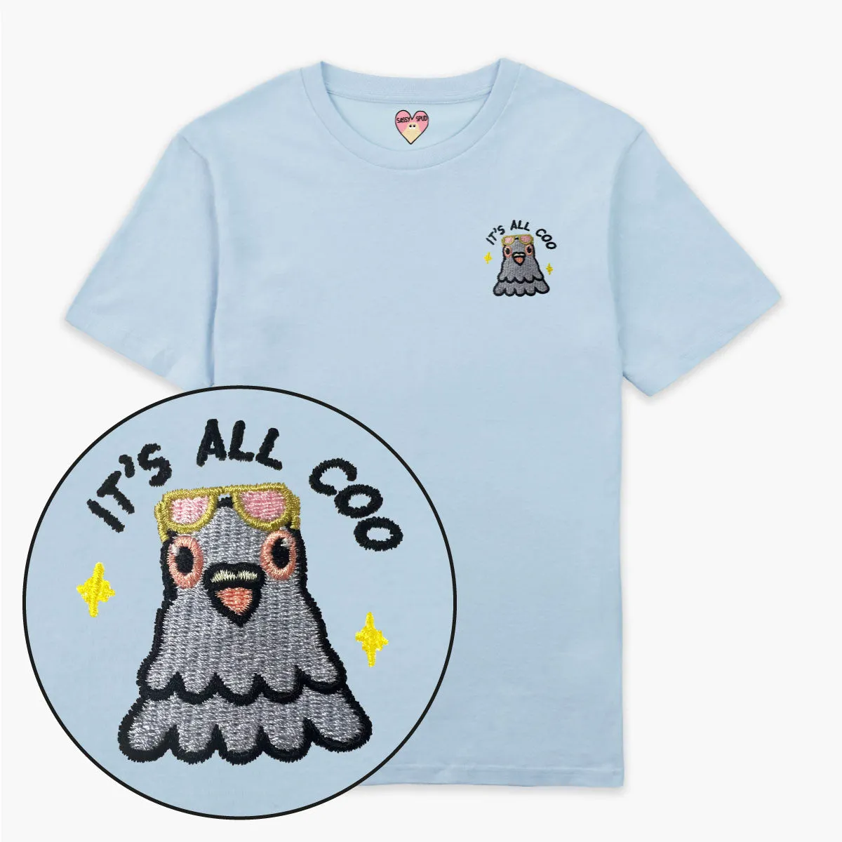 It's All Coo Embroidered T-Shirt (Unisex)