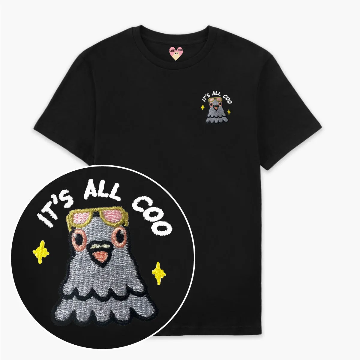 It's All Coo Embroidered T-Shirt (Unisex)