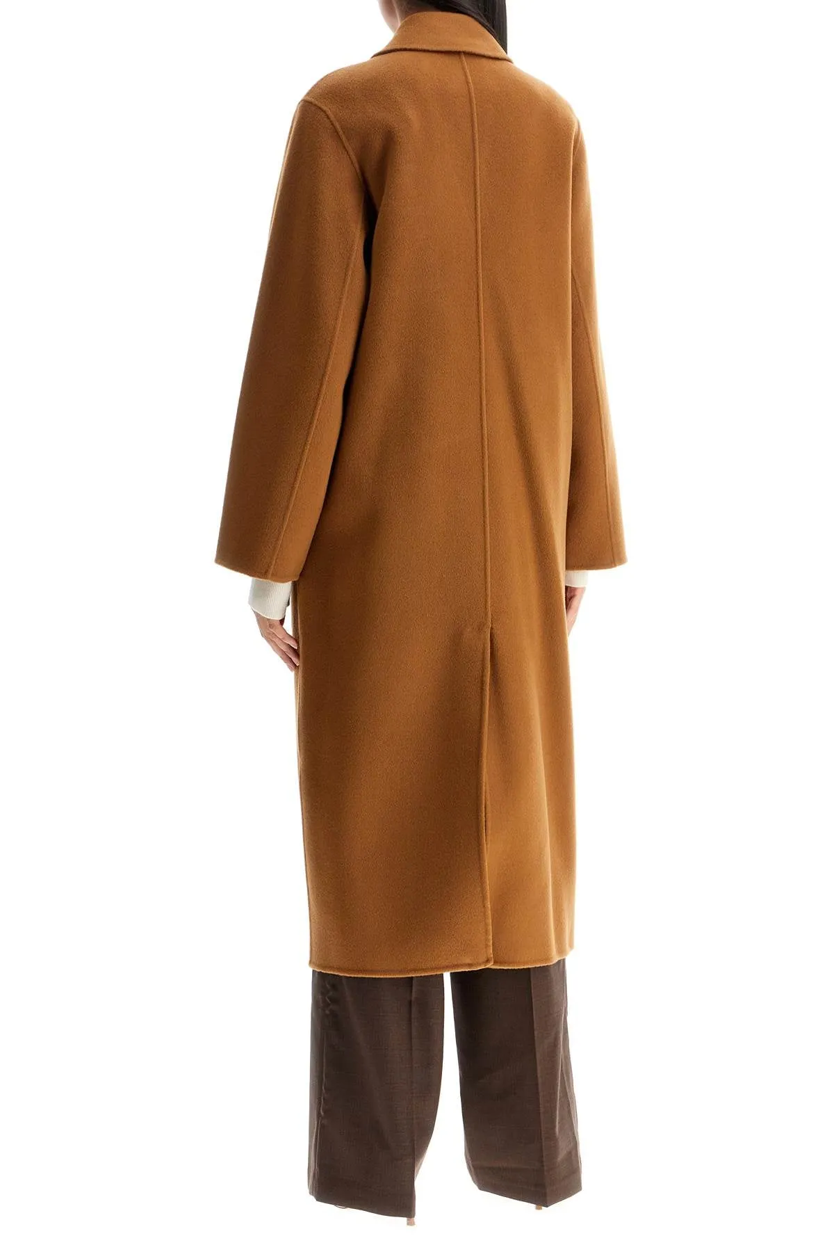 Ivy Oak Clara Double Breasted Wool Coat   Brown