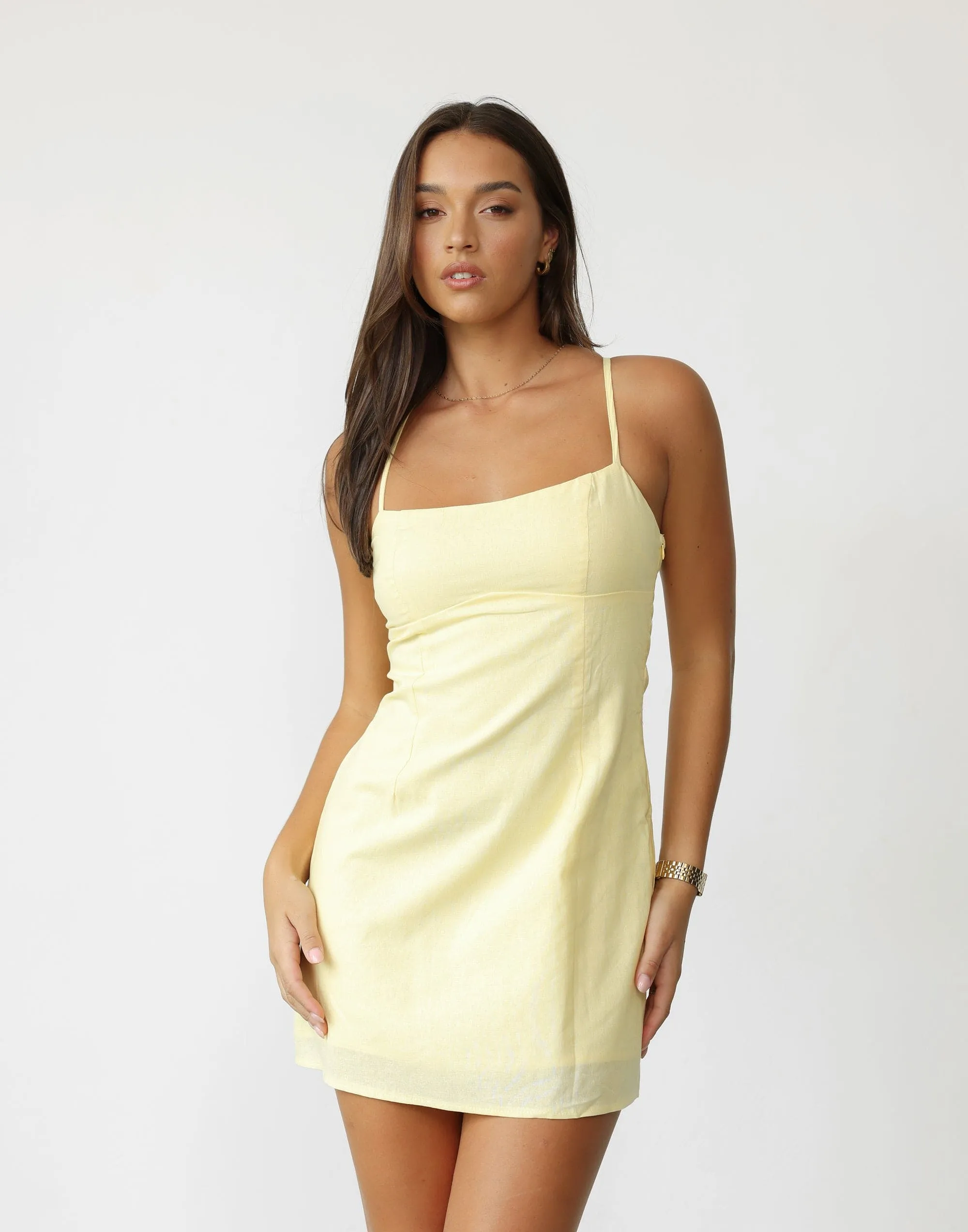 Jayde Mini Dress (Citrus)