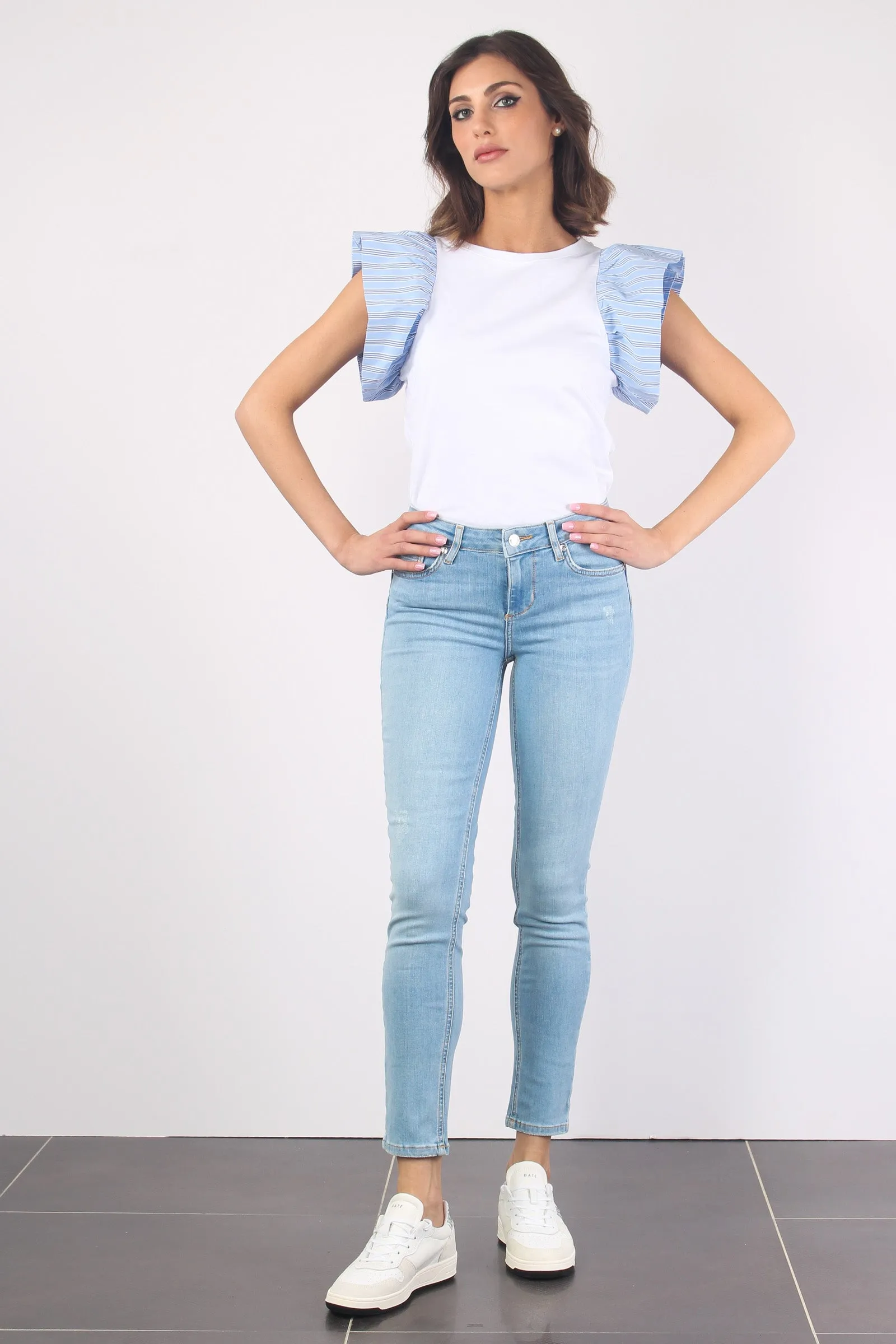 Jeans Ideal Basico Denim Chiaro