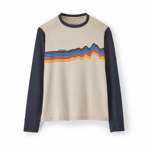 Kids Patagonia | Kid's Capilene Silkweight T-Shirt | Stripe Pumice