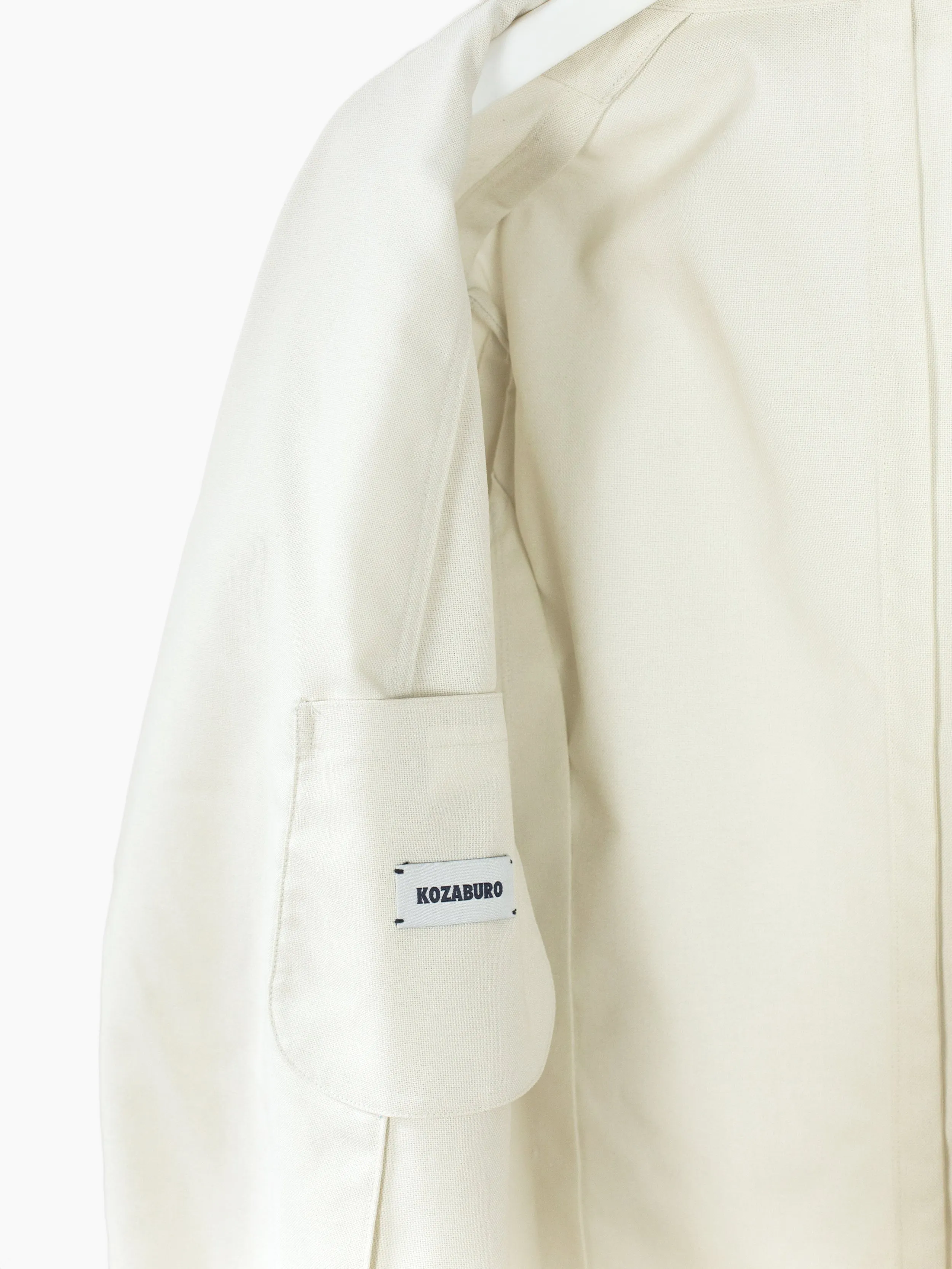 Kozaburo SS22 Hopsack Unlined Coat