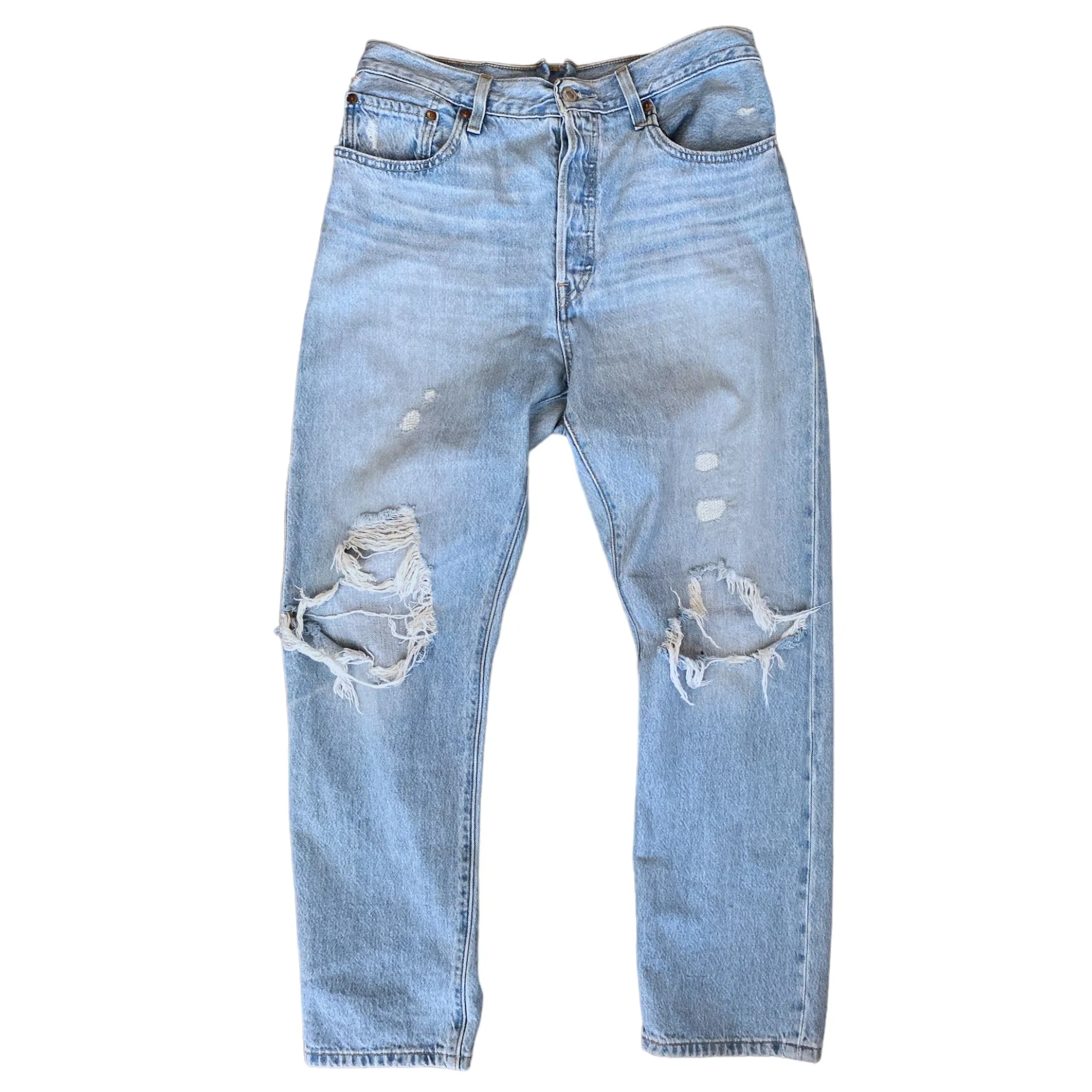 Levi's Distressed 501 Altered Jeans