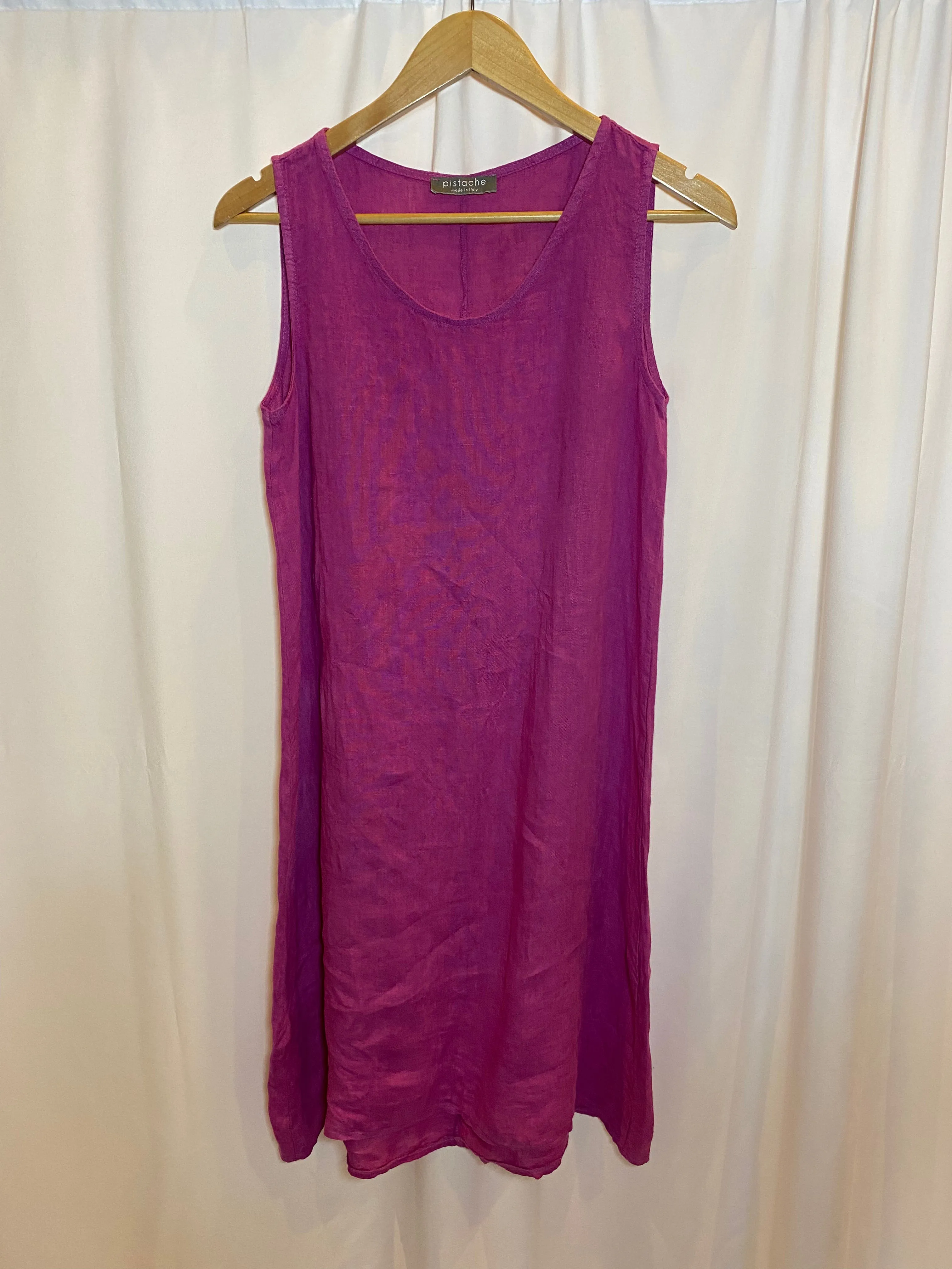 LINEN SHEATH DRESS