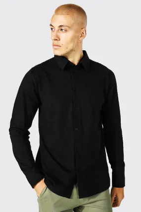 Long Sleeve Slim Fit Jersey Shirt