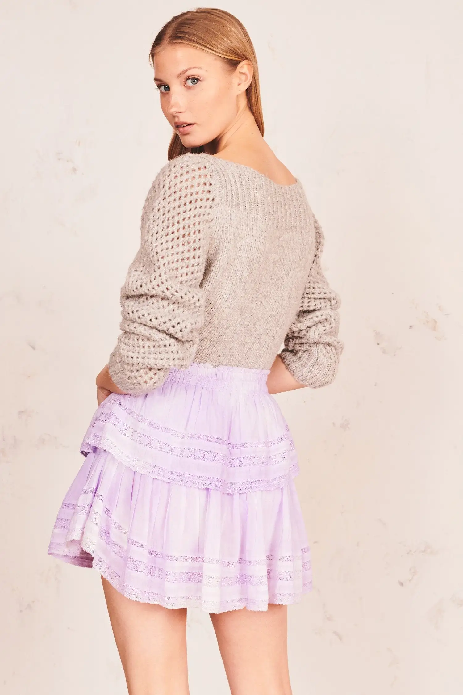 LoveShackFancy Ruffle Mini Skirt