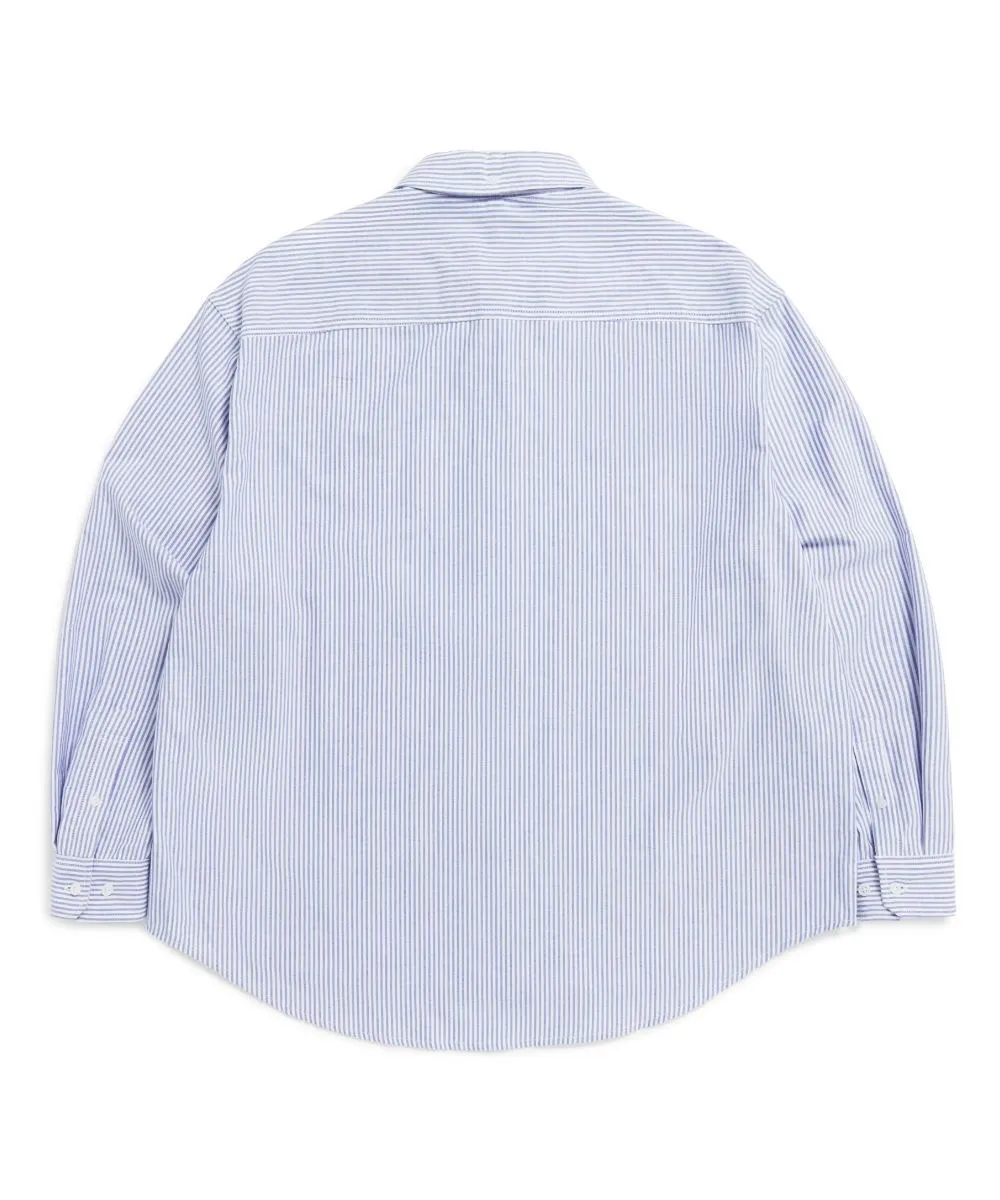 Mark Gonzales  |[MARK GONZALES] ★ANGEL WAPPEN STRIPE OXFORD SHIRT