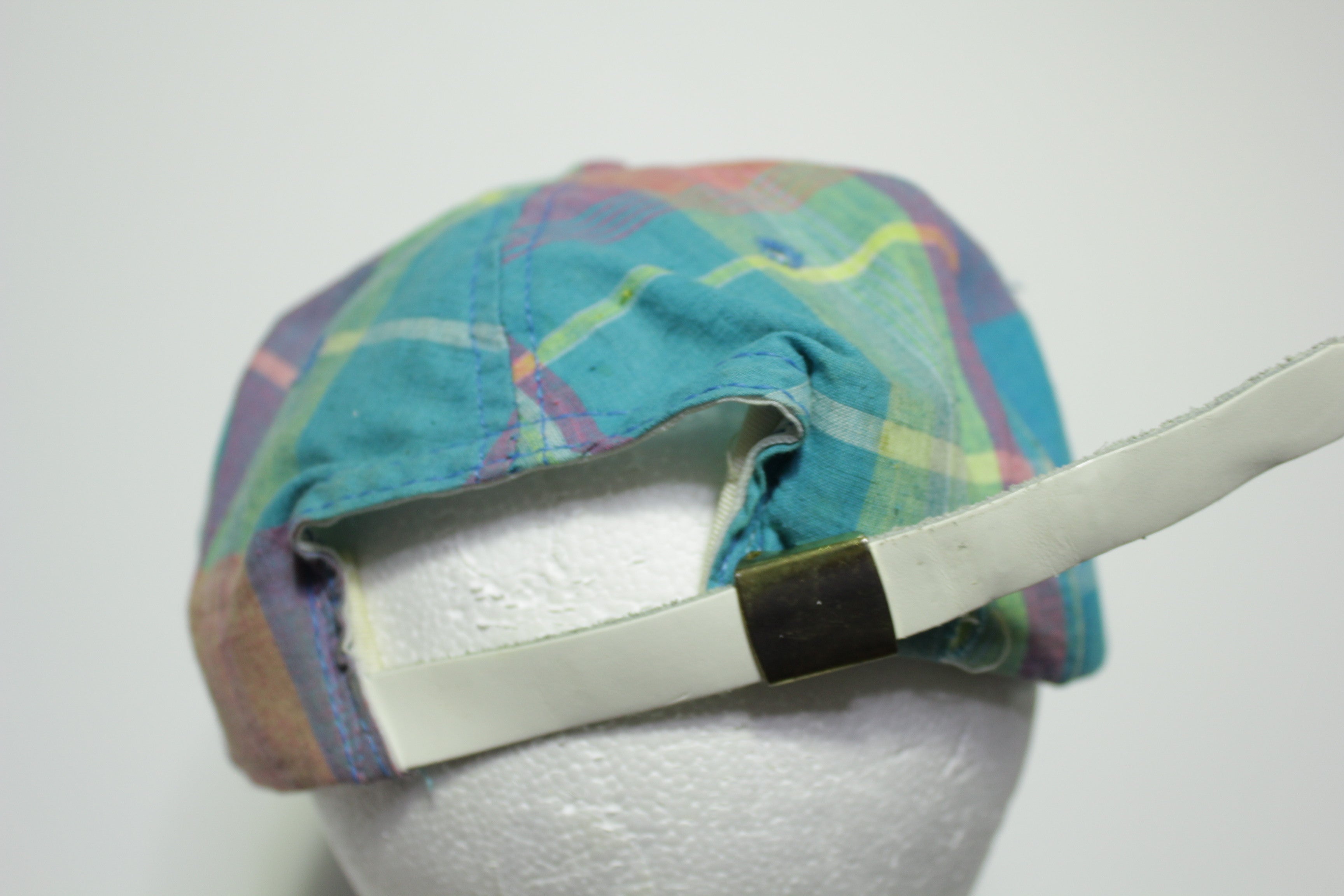 Maxfli Vintage 90's Plaid Golfing Trucker Snapback Adjustable Hat