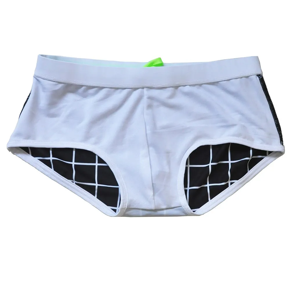 Men's Beach Briefs Low Waist Short Sexy Trunk Water Pants Swimwear