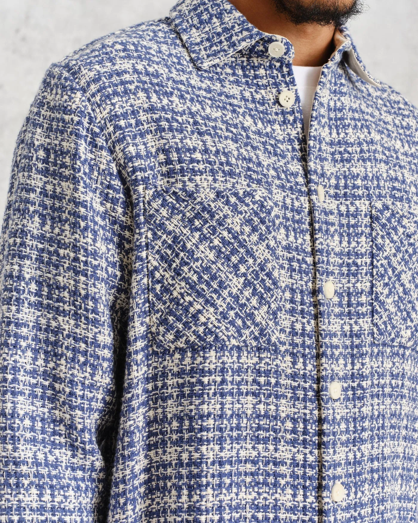 Mercer Check Blue Whiting Jacket