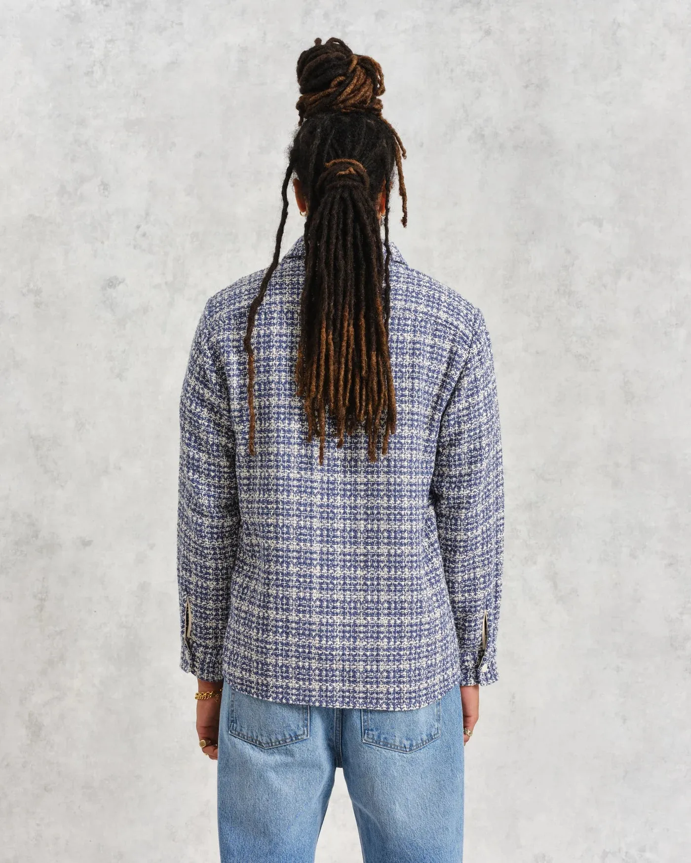 Mercer Check Blue Whiting Jacket